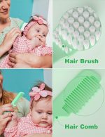 OTTOLIVES Baby Healthcare and Grooming Kit, 24 in 1 Baby Electric Nail Trimmer Set Newborn Nursery Health Care Set for Newborn Infant Toddlers Baby Boys Girls Kids Haircut Tools (0-3 Years+) (Pink) - Image 2